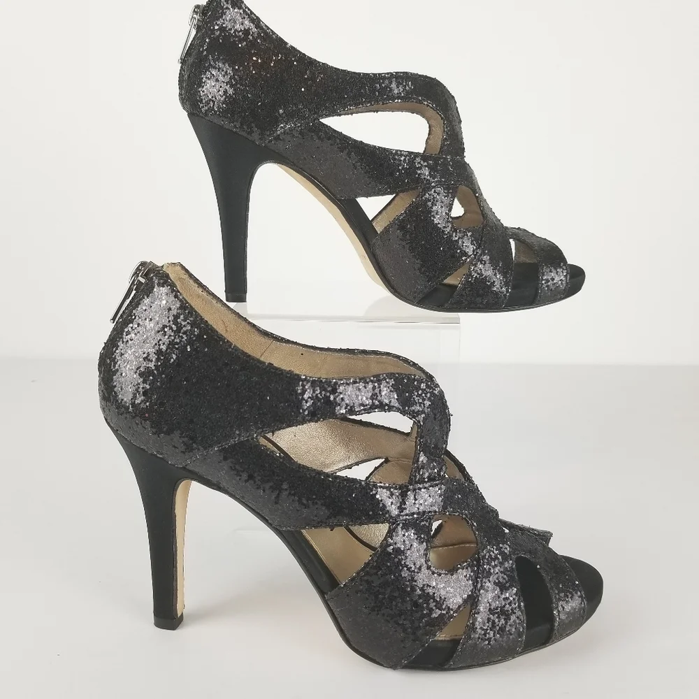 Antonio‎ Melani Black Slender Heel Size 8.5M